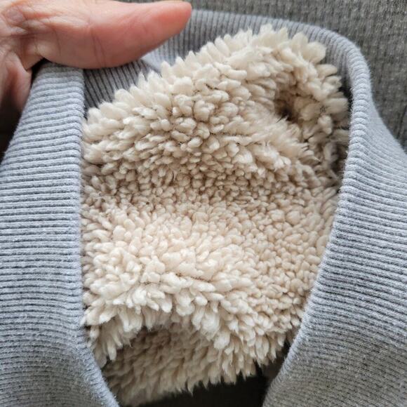 Coleman Men's Sherpa Fleece Lined Long Sleeve Grey Heathered Sweatshirt Small - Picture 5 of 10